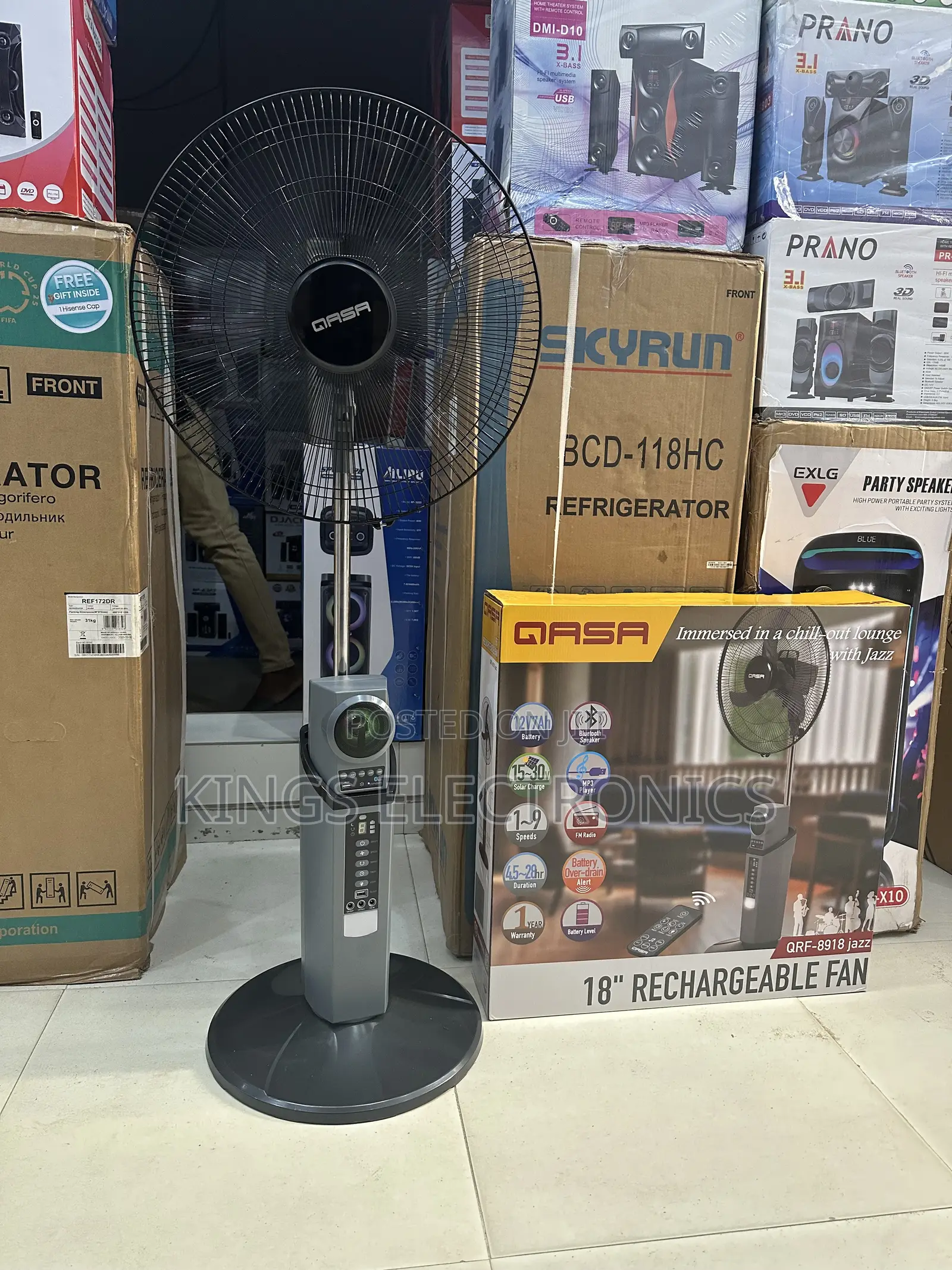 QASA Standing Fan