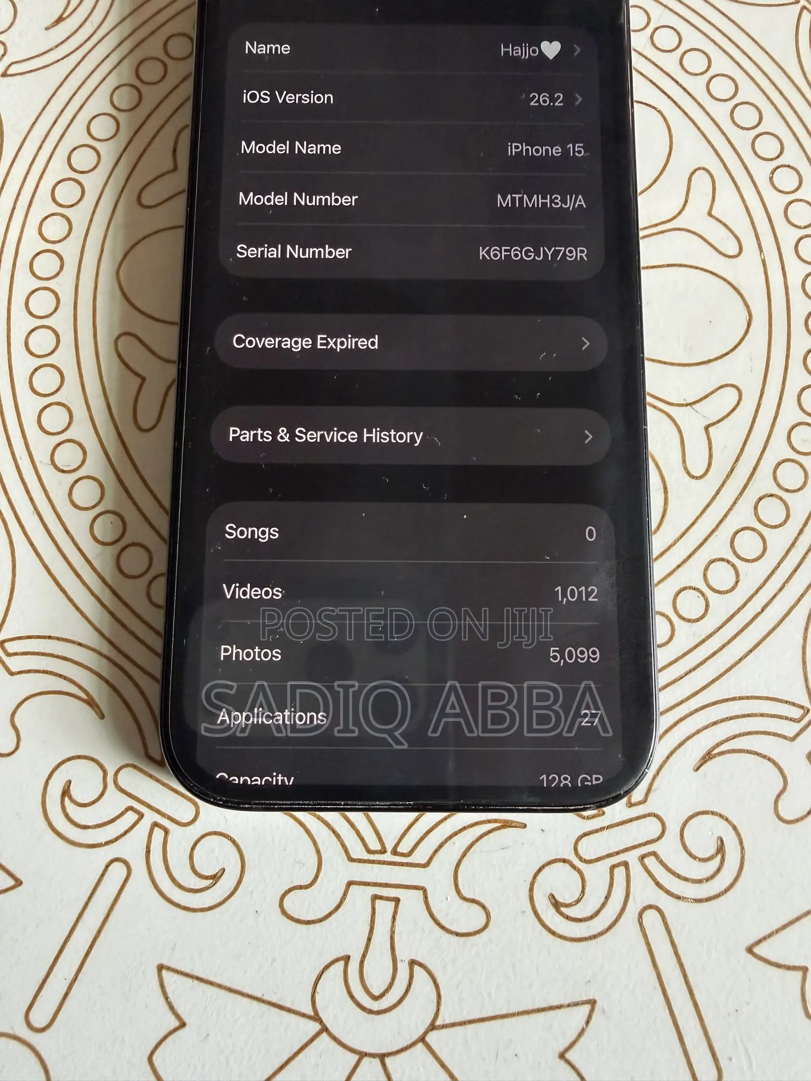 Apple iPhone 15 128 GB Black