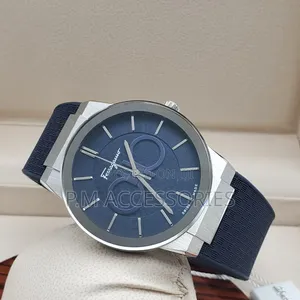 Luxury Feragamo Flat Rubber Watch