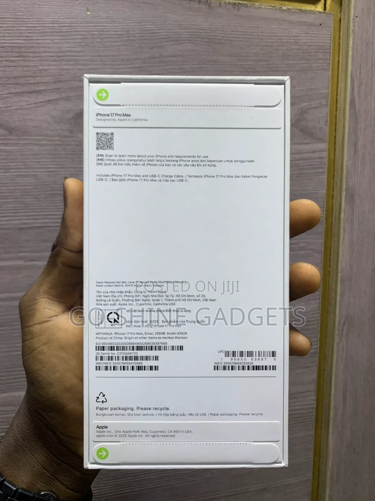 New Apple iPhone 17 Pro Max 256 GB Silver