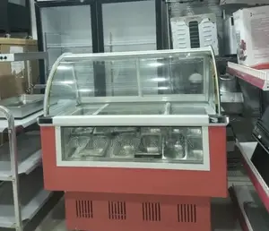 Ice Cream Display Freezer 12 Pans