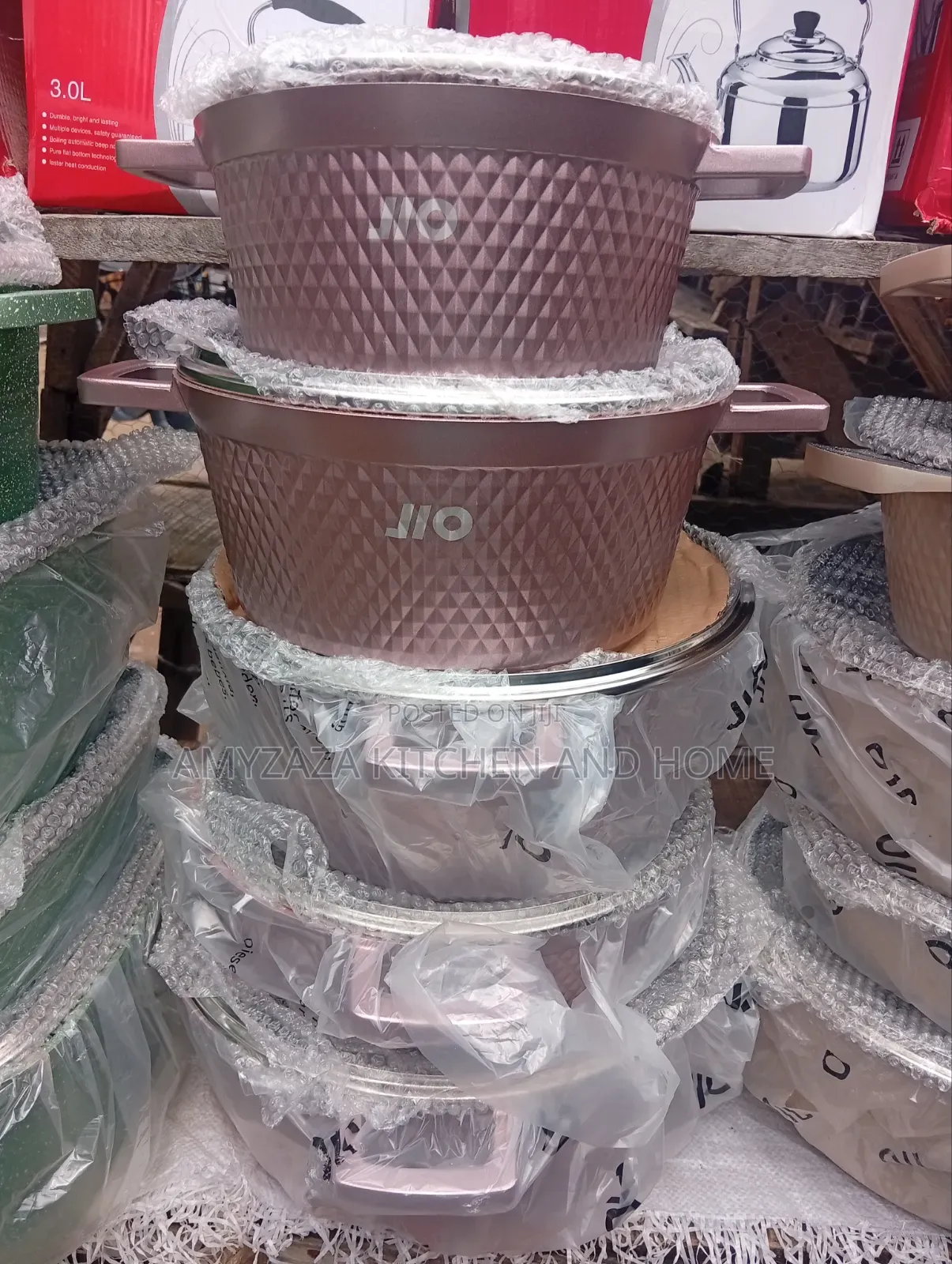Original Jio Granite Cookware Sets 10pcs