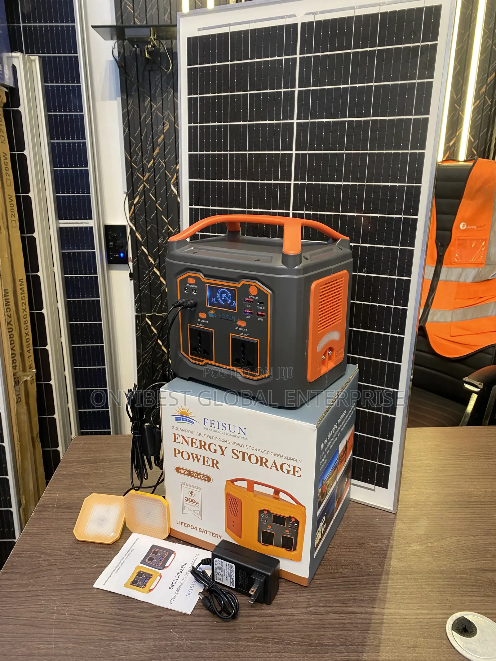 Solar Power Bank Generator