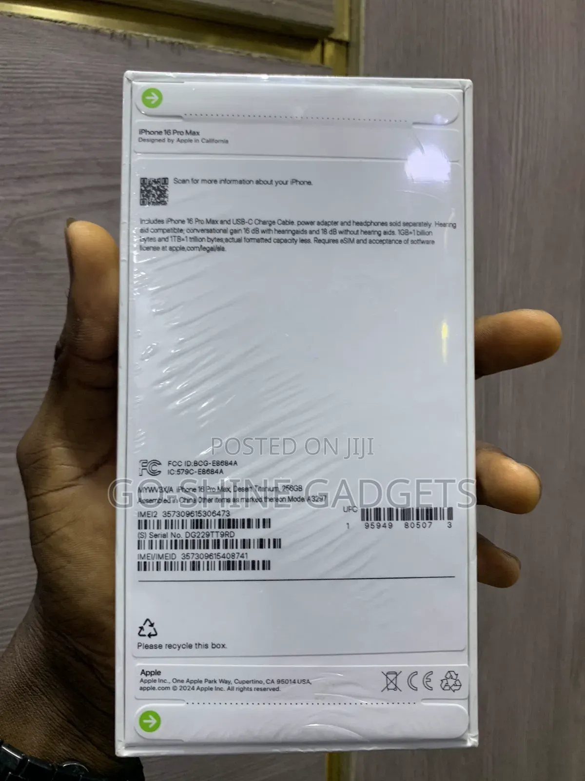 New Apple iPhone 16 Pro Max 256 GB Bronze