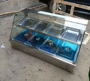 Four (4) Plates Food Warmer/Bain Marie