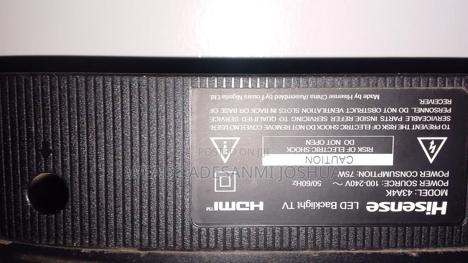Hisense TV Broken Screen