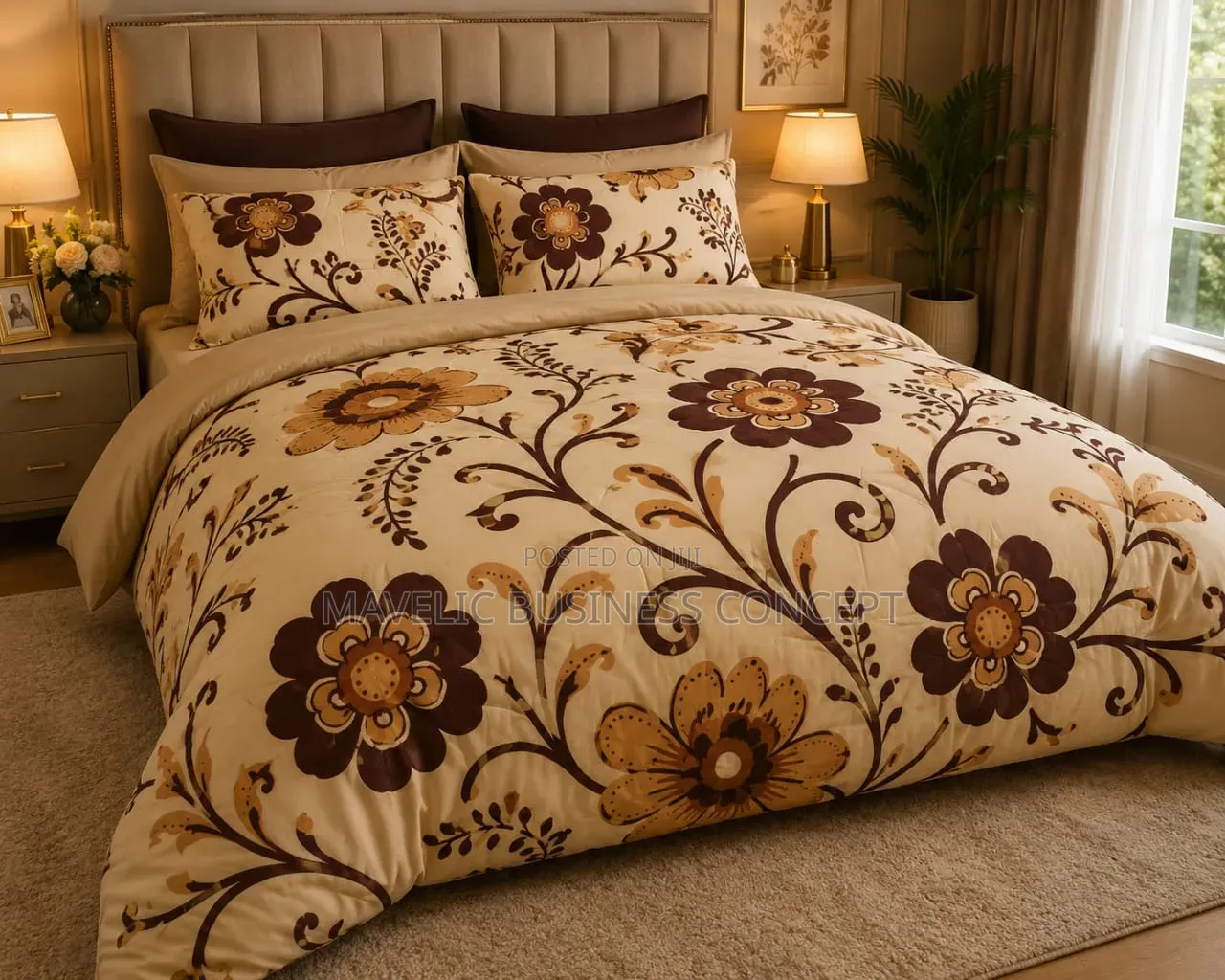 Duvet and Bedsheet With Pillowcases