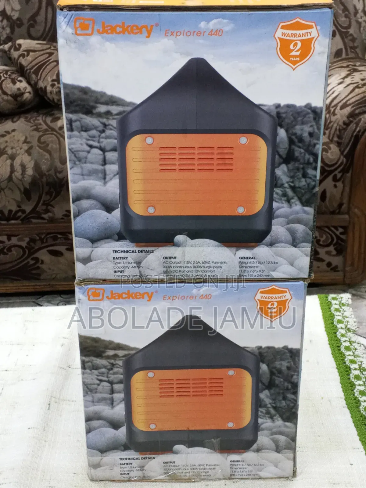 Jackery Explorer 440 Portable Lithium Power Stations G00440AAH