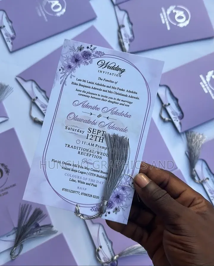 Elegant Wedding Invitation Design & Printing