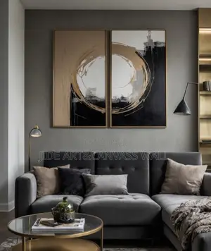 Split Modern Wall Canvass Art Decor
