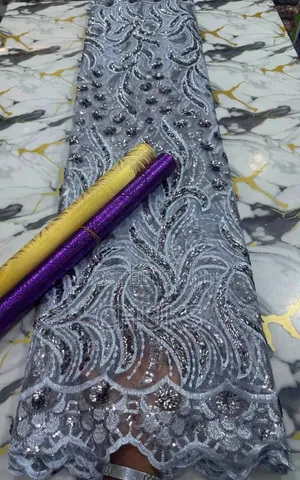Sample Sequence Lace Fabric Available Now in Wholesale Prices