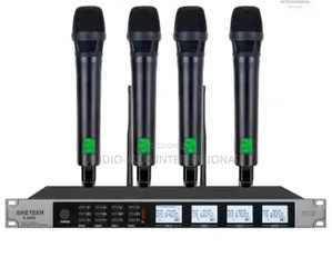 SIKETEER S 4600 4in 1 Professional UHF Wireless Cardiod Microphone