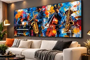 Modern Wall Canvass Music Player Art Designs Decor