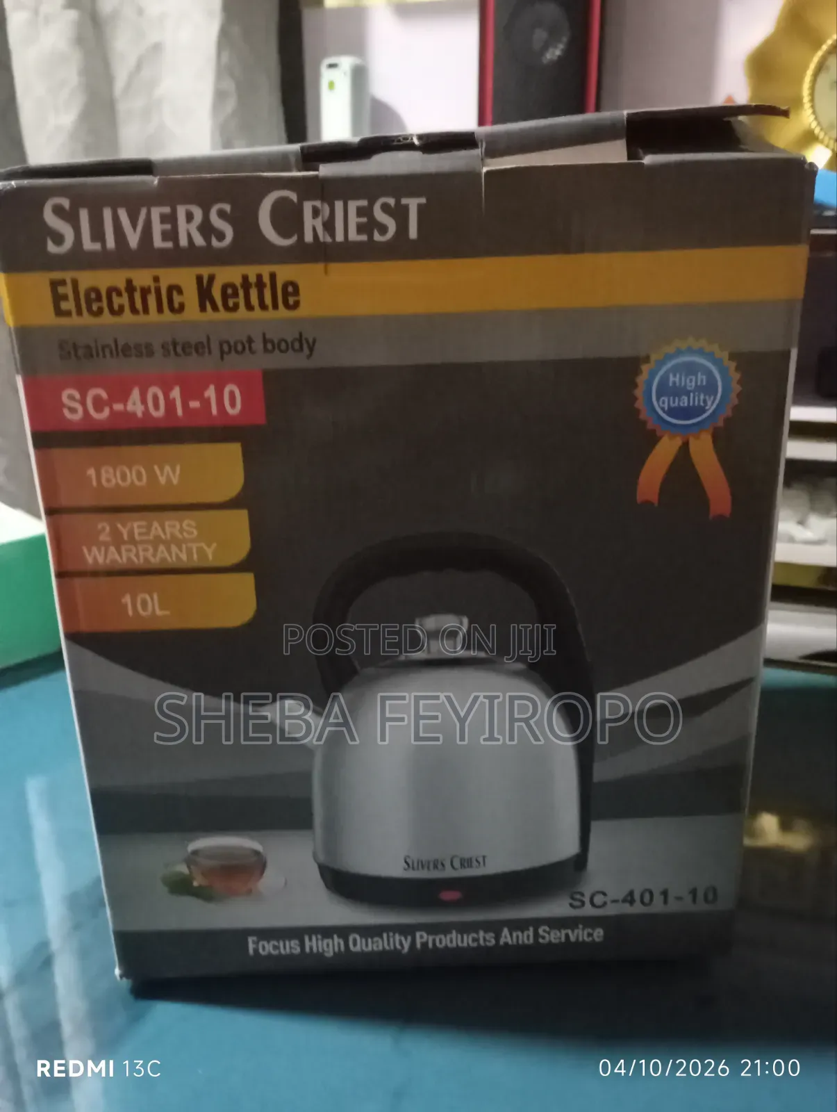 Silver Crest Electric Kettle
