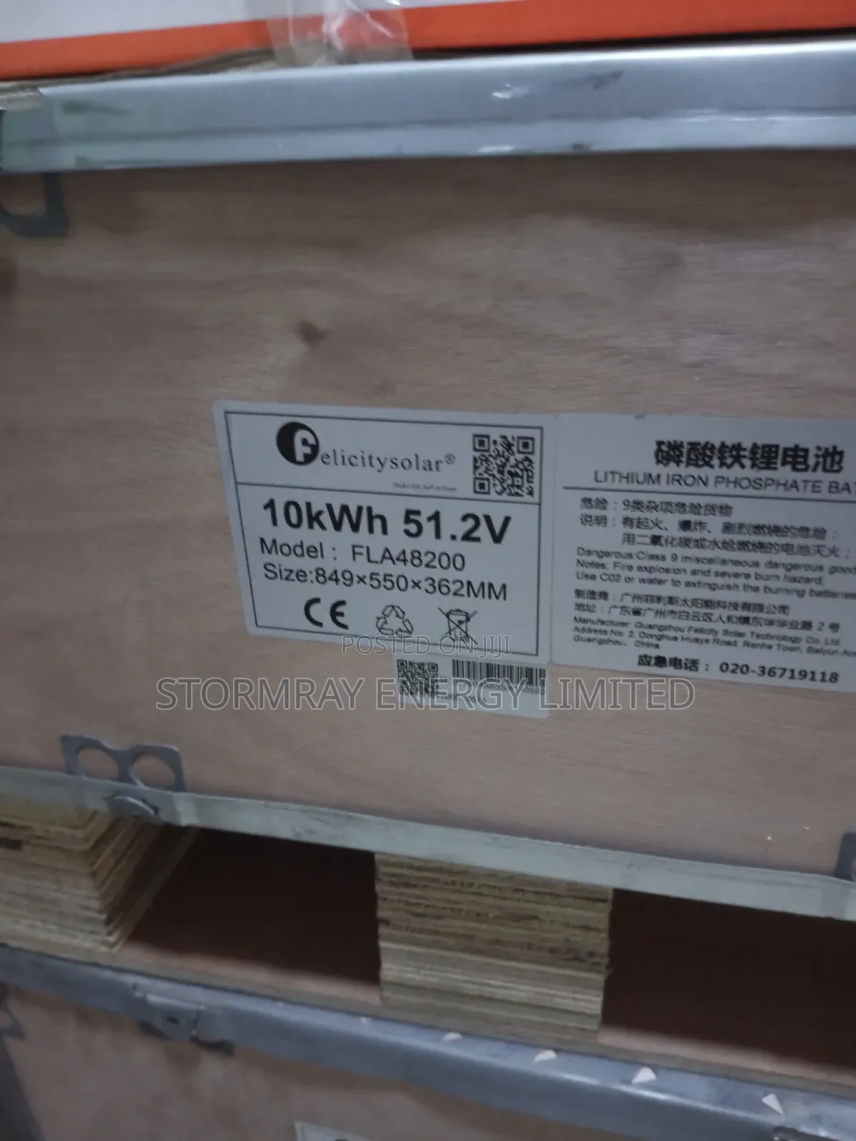 10kWh FelicityLithium Battery 48v