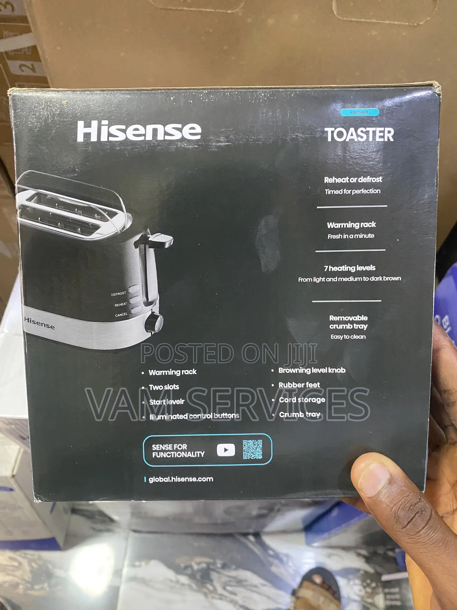 Hisense 2 Slots Toaster