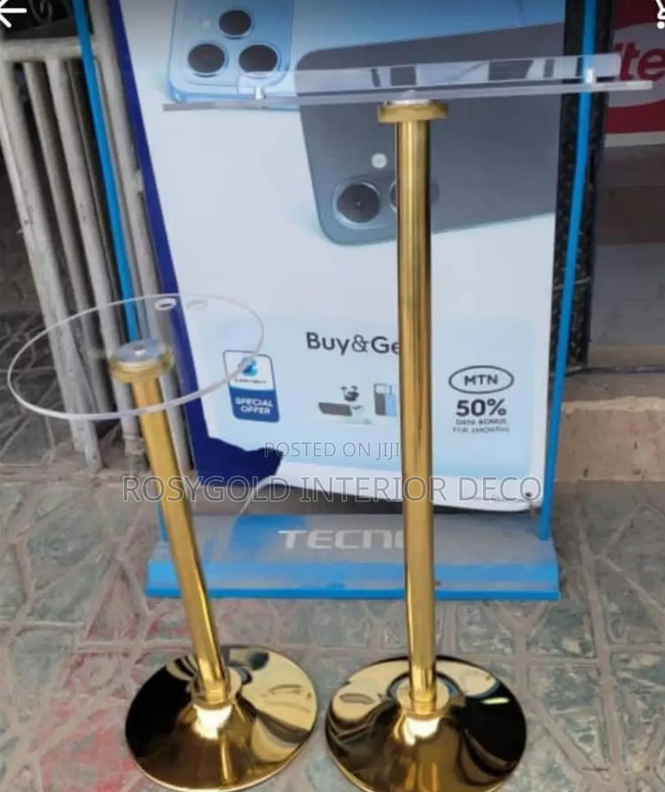 ORIGINAL Acrylic Golden Pulpit