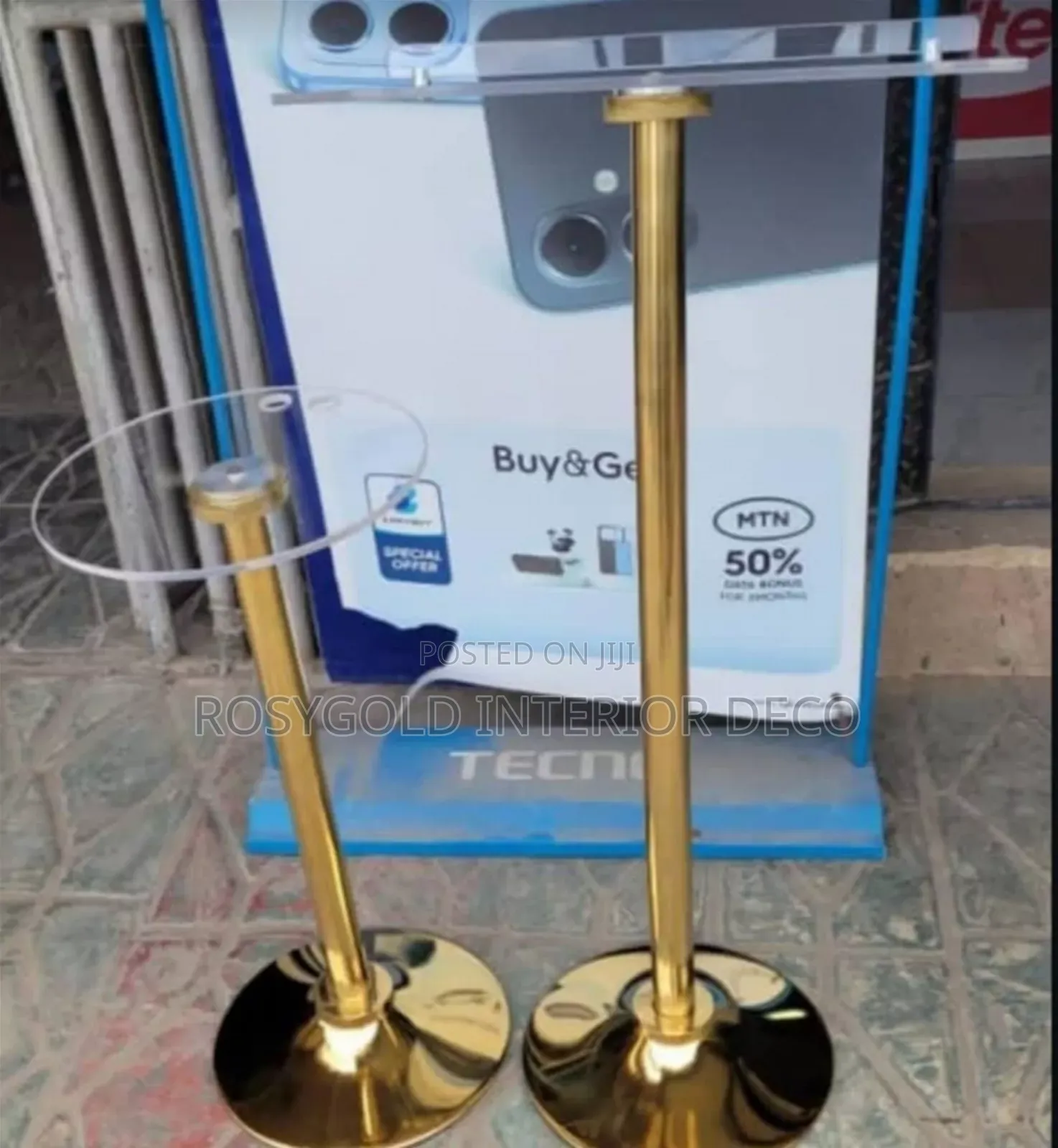 ORIGINAL Acrylic Golden Pulpit