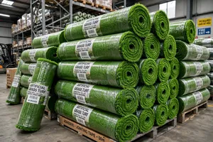 Quality Rolls Of. Artificial Carpet Grass Home Garden