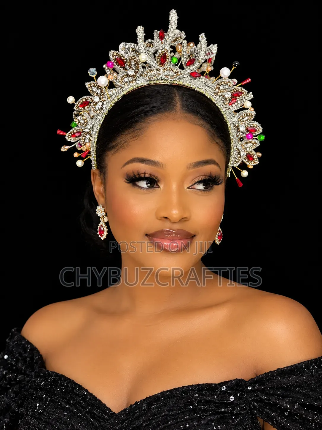 Multicolor Beaded Hairpiece