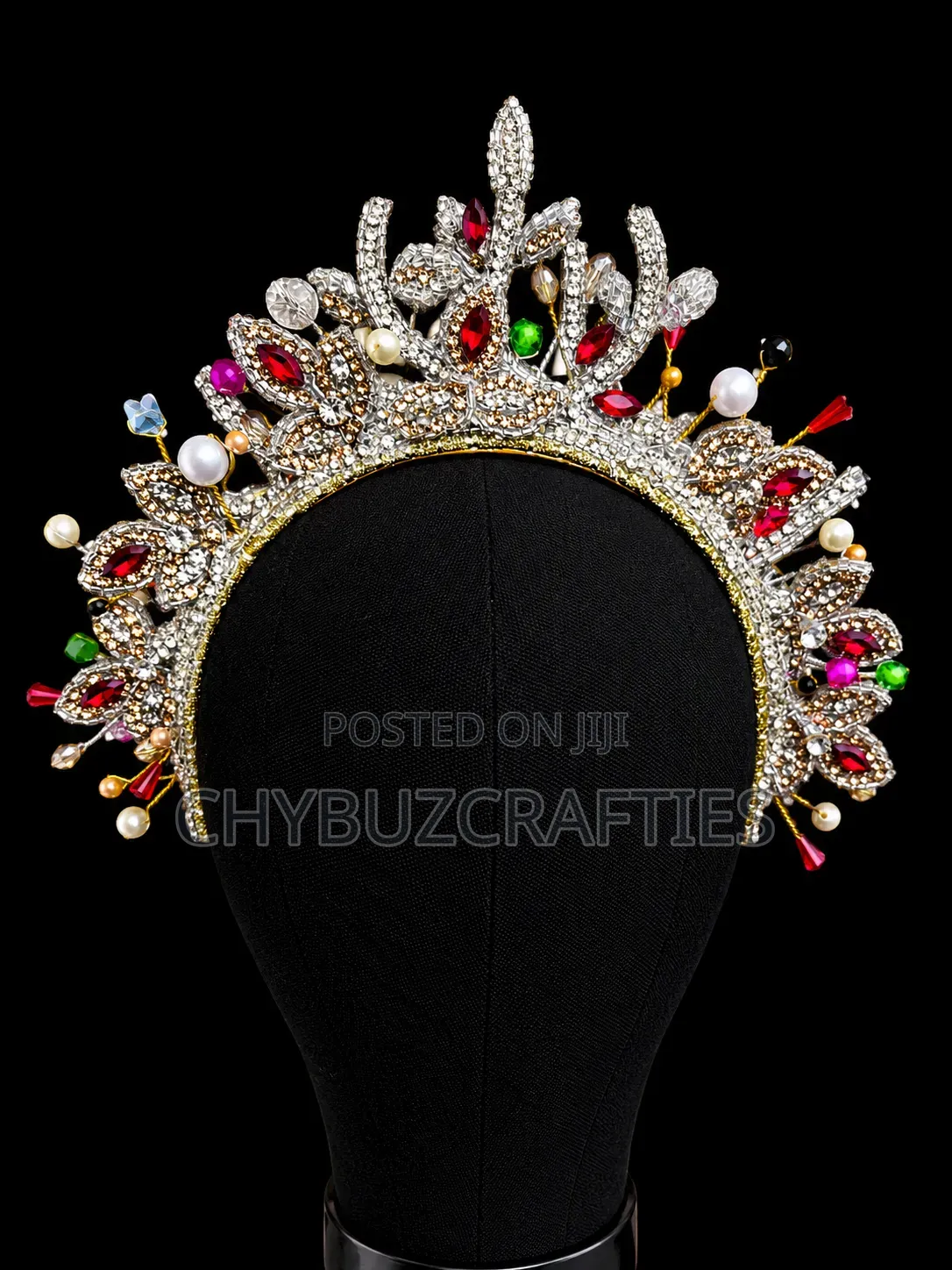 Multicolor Beaded Hairpiece