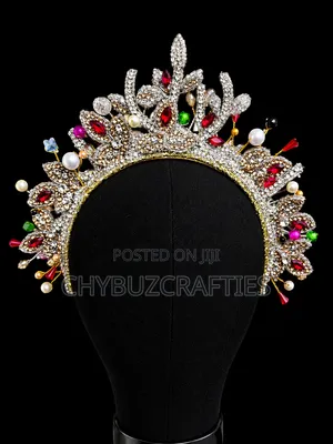 Multicolor Beaded Hairpiece