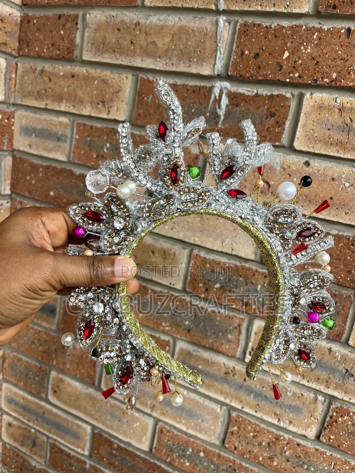 Multicolor Beaded Hairpiece