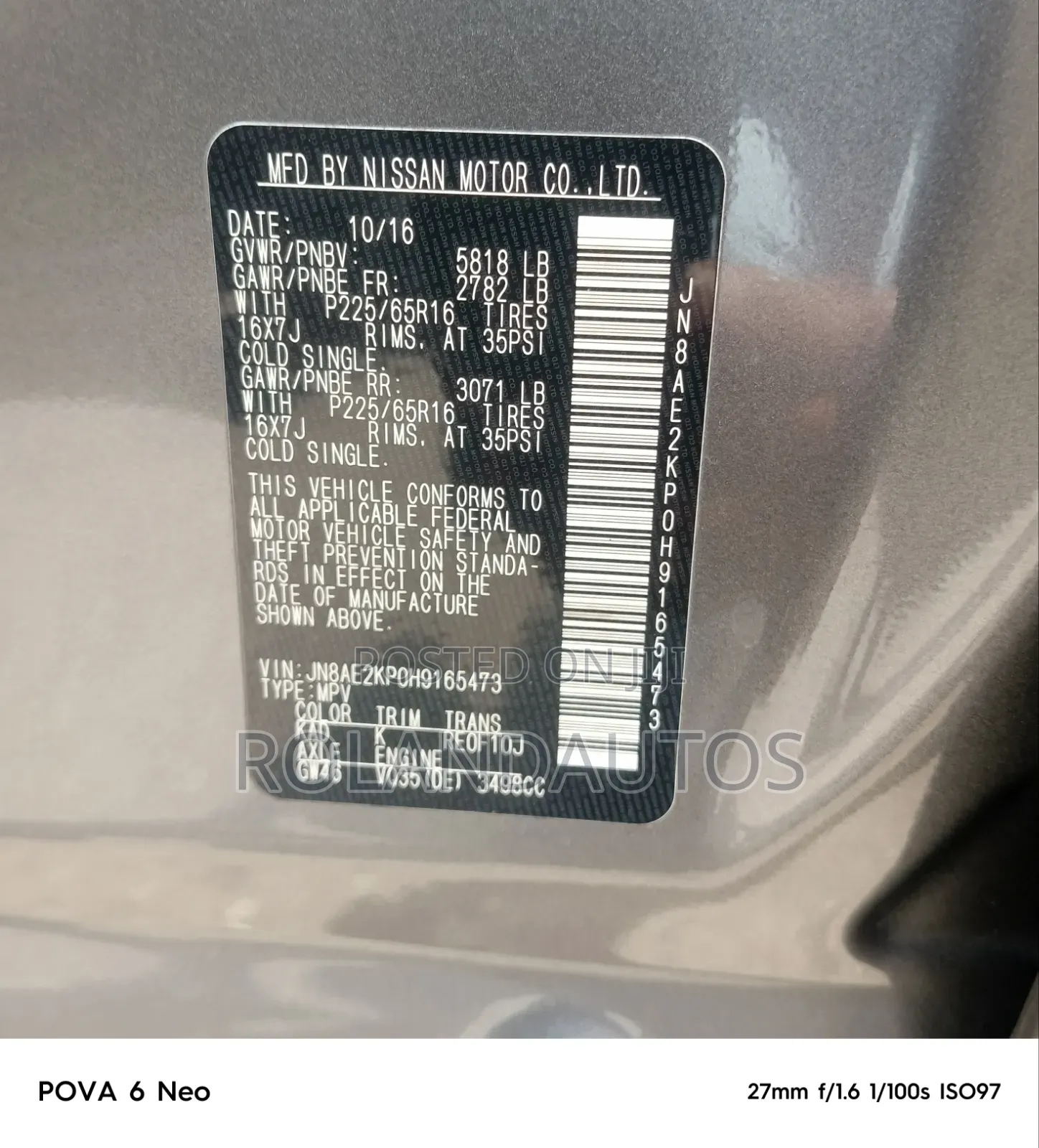 Nissan Quest 2017 Gray