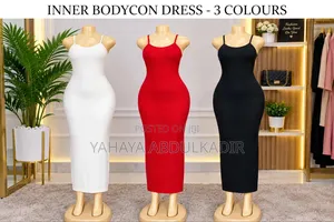 Inner Bodycon Slip Stretchy Inner Wear - All Colours - Free Size