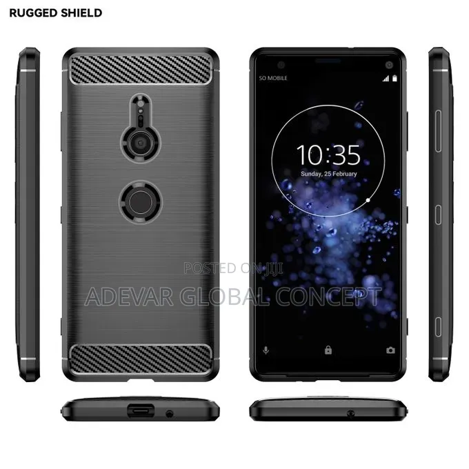 Shockproof TPU Case Pouch for Sony Xperia XZ3(Black)