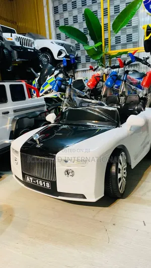 White Rolls Royce Electric Kid's Car for Age 1-5 With Remote Control