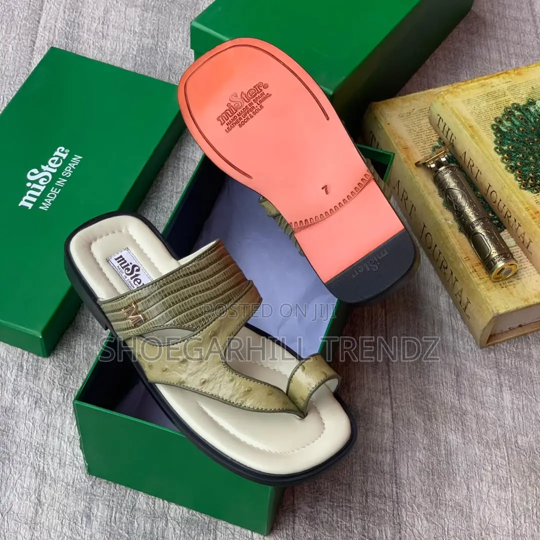 Mister Leather Toe and Covered Palm Slippers