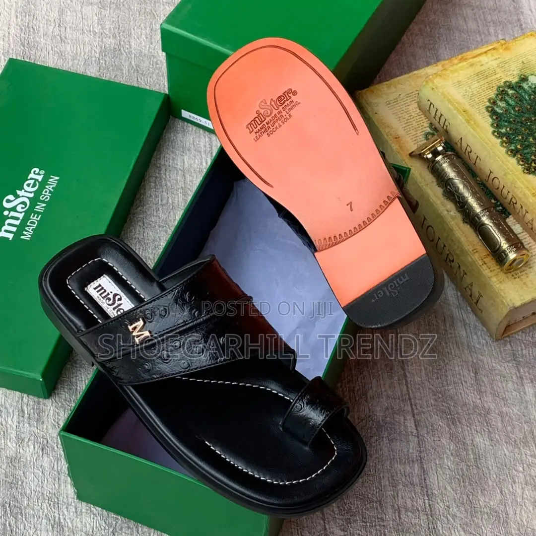 Mister Leather Toe and Covered Palm Slippers