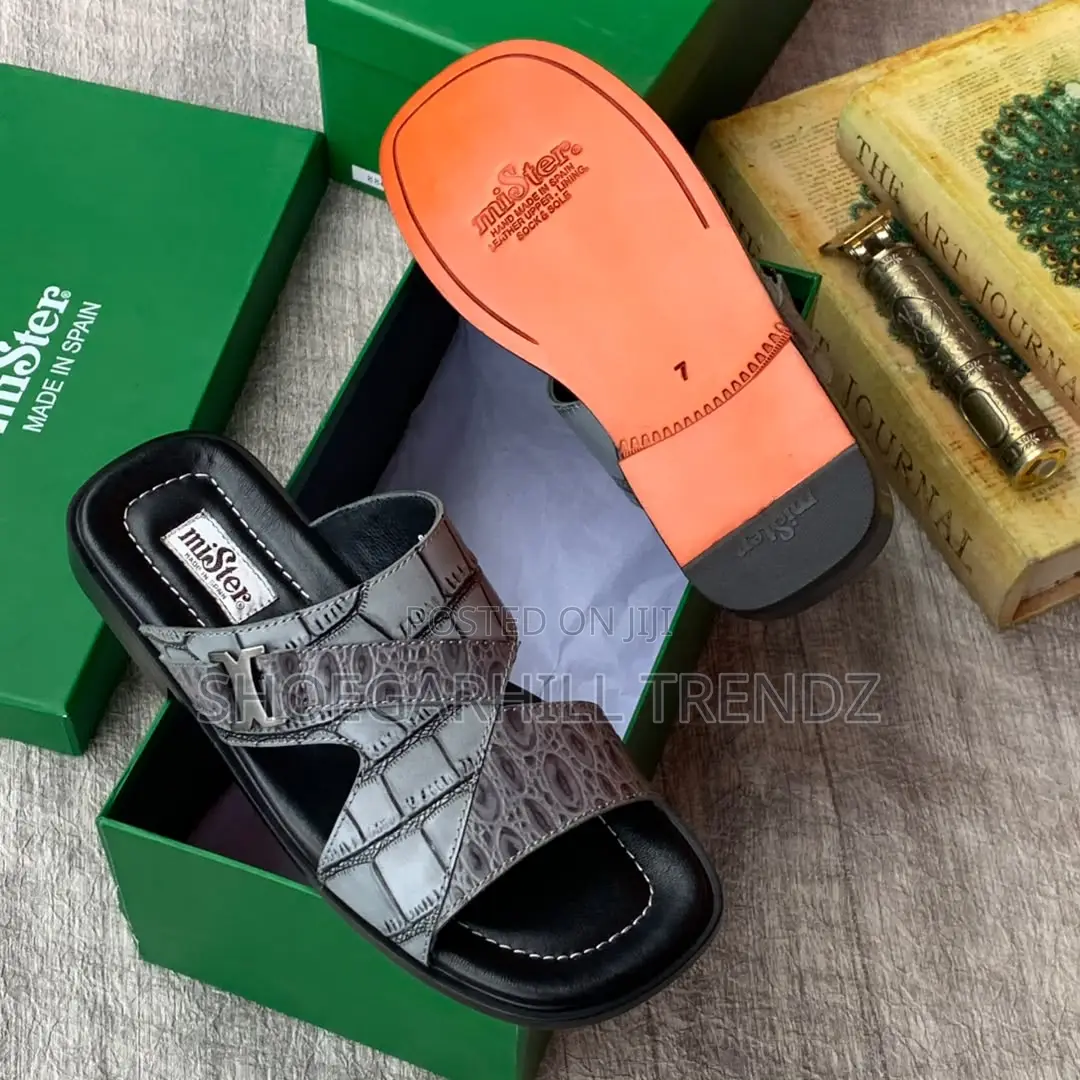 Mister Leather Toe and Covered Palm Slippers