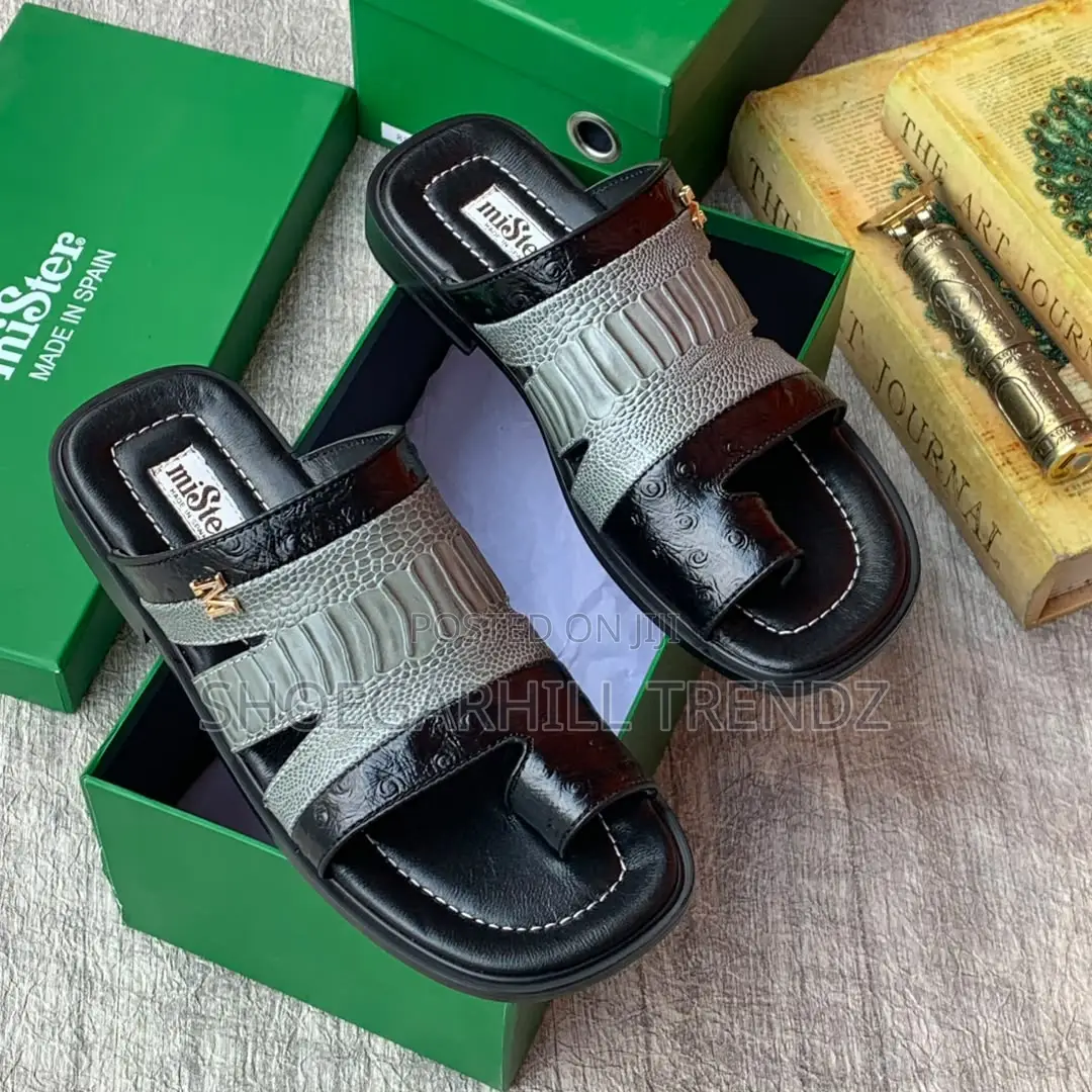 Mister Leather Toe and Covered Palm Slippers