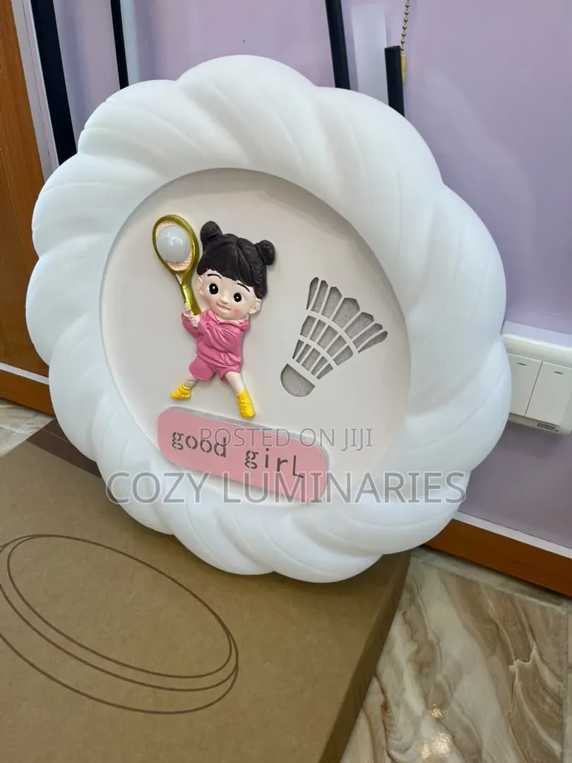 Kids LED Ceiling Light 50cm | Cartoon Girl, Boy & Rocket Designs
