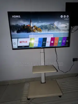 LG 43” Smart TV With Mobile Stand