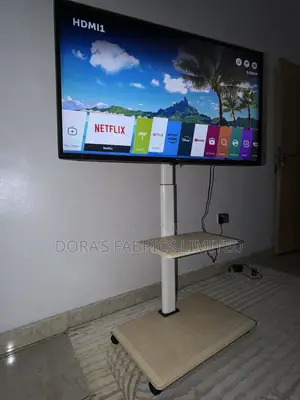 LG 43” Smart TV With Mobile Stand