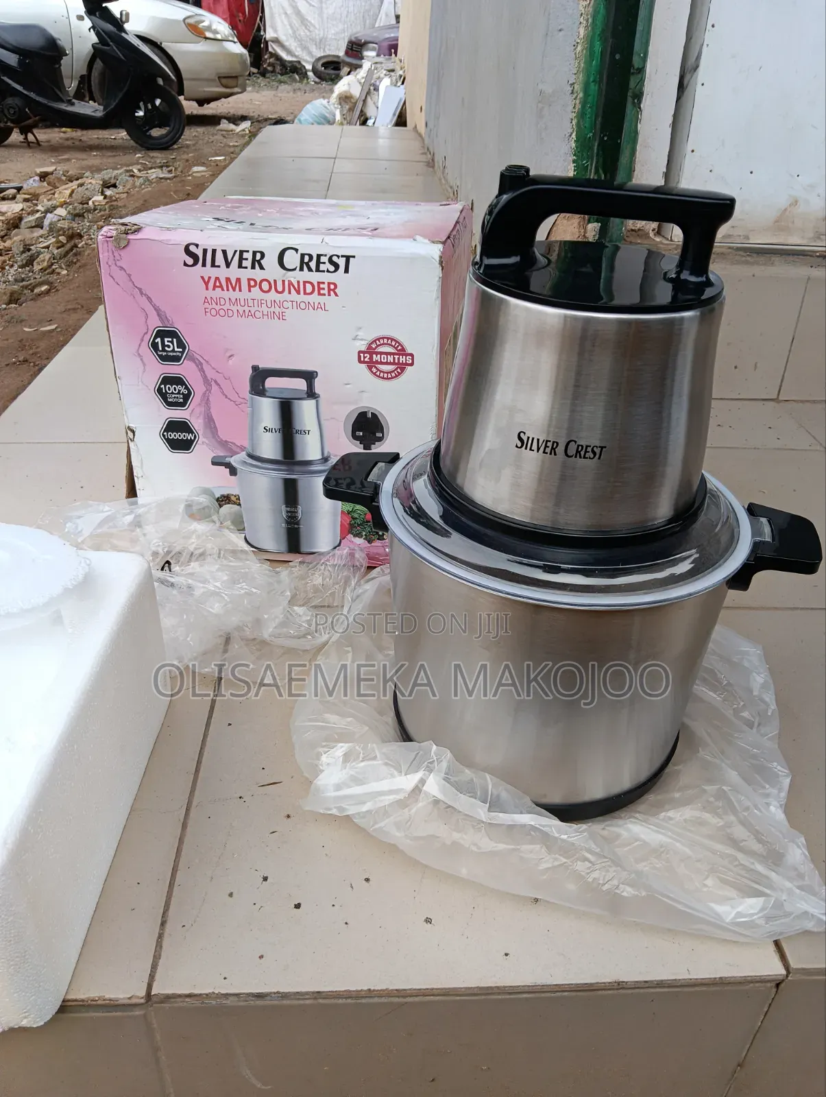 15L Multi Purpose Blender/ Food Processor and Yampounder Silver Crest