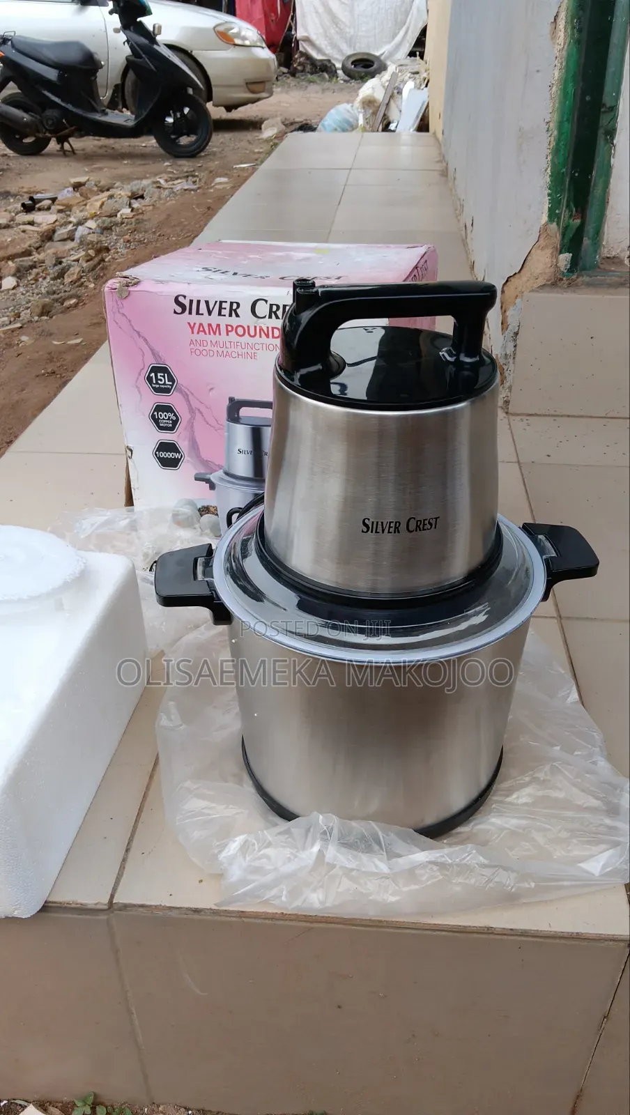 15L Multi Purpose Blender/ Food Processor and Yampounder Silver Crest
