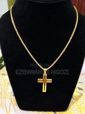 Brand New Men's Two Tone Silver and Gold Cuban Necklaces 