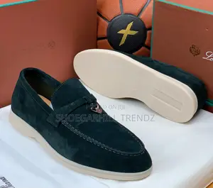 Loro Piana Suede Penny and Tassels Sneakers