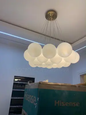 Dropping Balls Chandelier
