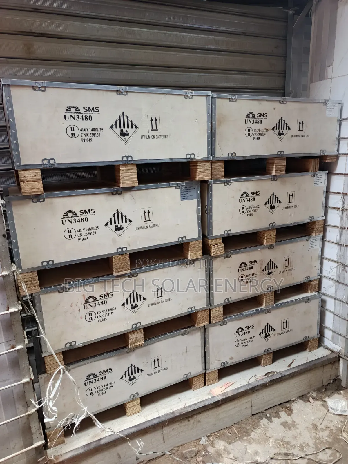 15kwh 48v SMS Lithium Ion Battery