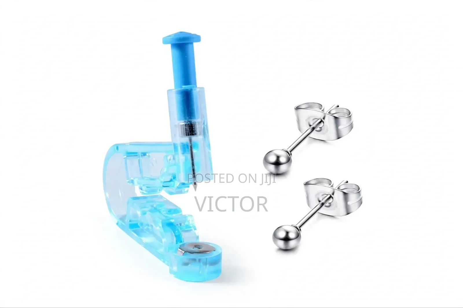 Disposable Self Ear Piercing Kit - Painless & Sterile + Diamond Stud