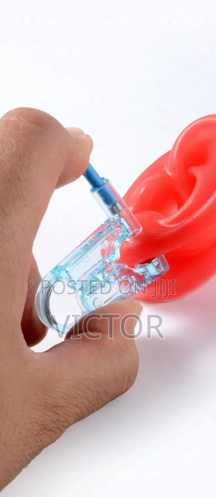 Disposable Self Ear Piercing Kit - Painless & Sterile + Diamond Stud