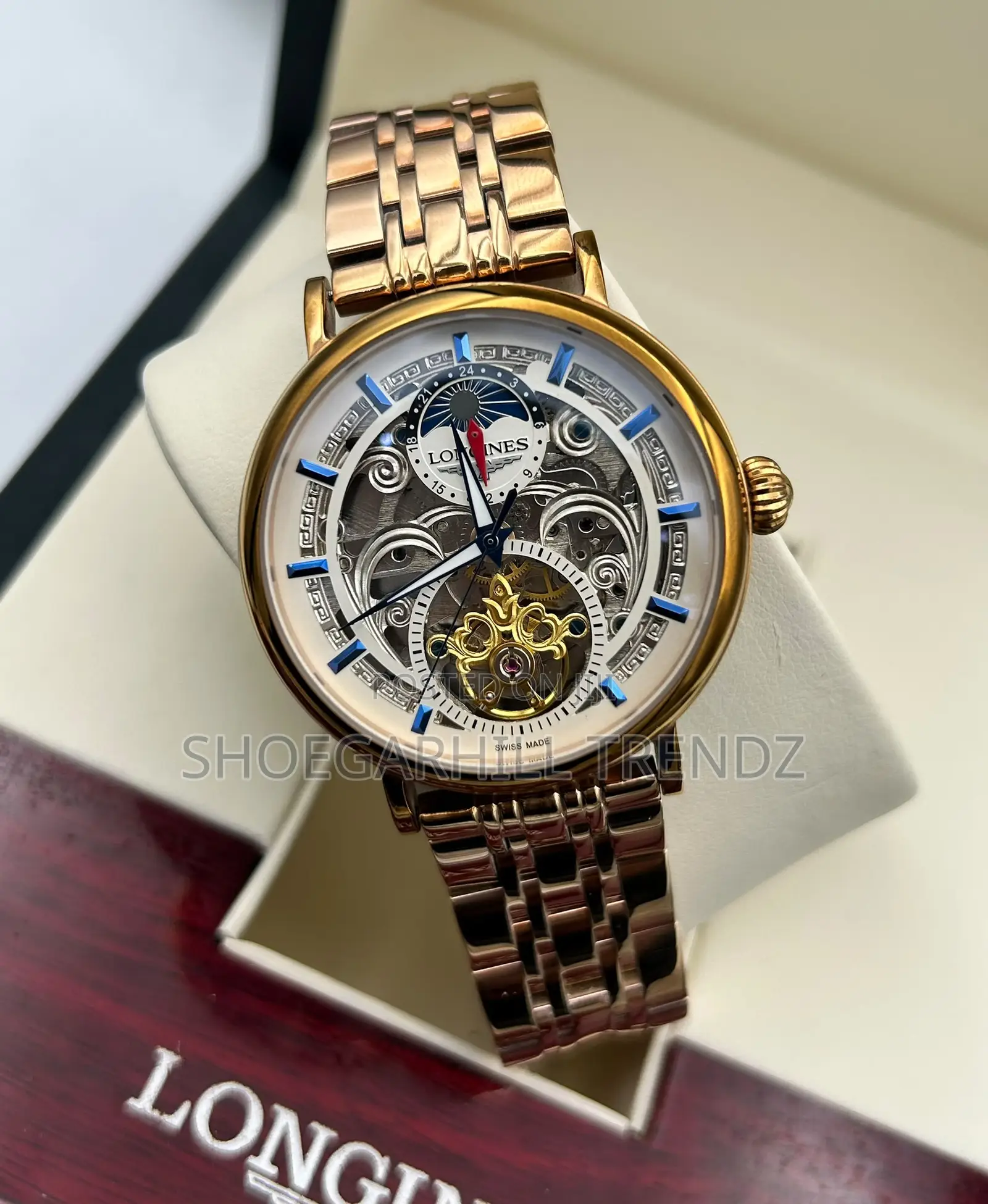 Longines Automatic Chain Wristwatch