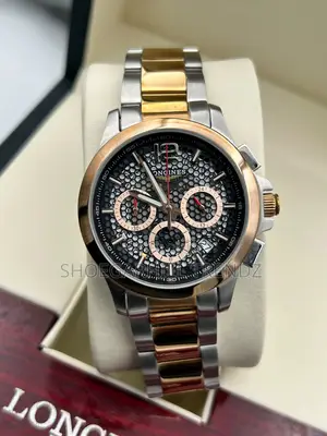 Longines Chronograph Chain Wristwatch