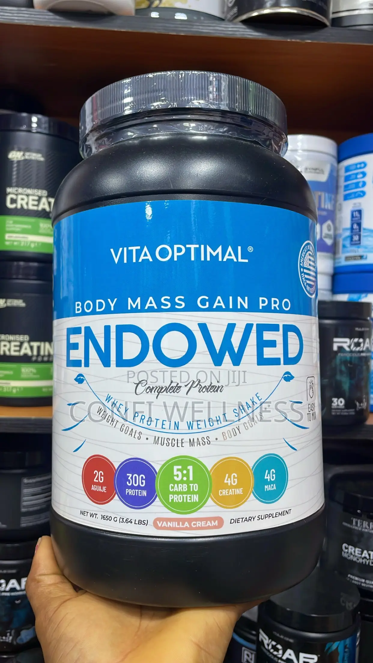 Body Endowed Mass Gain