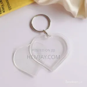 (50pcs) Heart/ Love Shapes Acrylic Keyholders